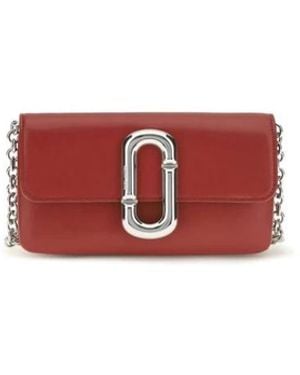 Marc Jacobs 0 Logo Schultertasche - Rot