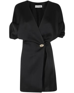 Raquel Diniz Wrap Kleider - Schwarz