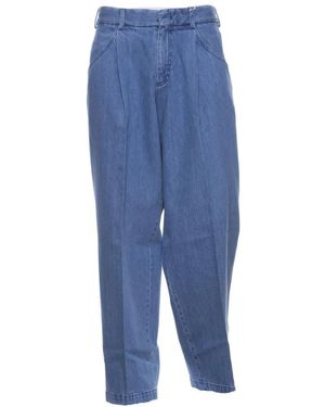 Cellar Door Wide Jeans - Blue