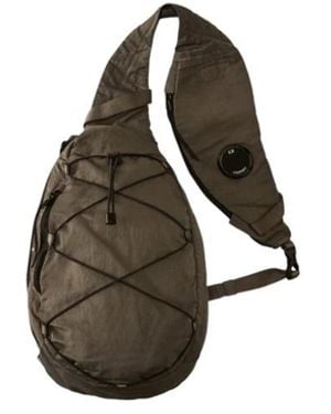 C.P. Company Nylon Crossbody Tas - Grijs