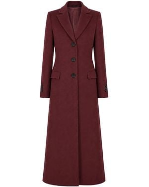 Loro Piana Single-Breasted Coats - Morado