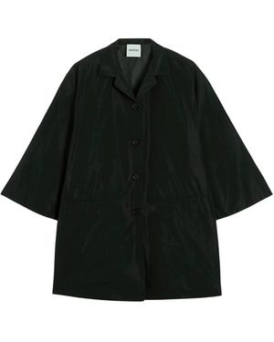 Aspesi Single-Breasted Coats - Negro