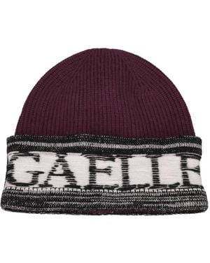 Gaelle Paris Accessoires ,Rood ,Gebreide Muts - Paars
