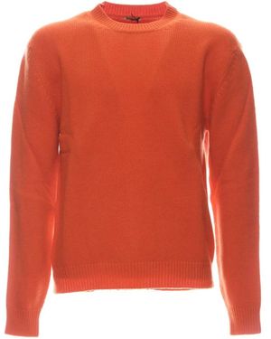 Barena Round-Neck Knitwear - Orange