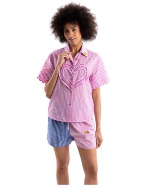 SUSANNA BLU Palma Shirt - Roze