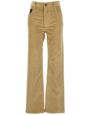 Bottega Veneta Wide Trousers - Neutro