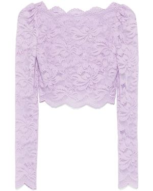 Rabanne Long Sleeve Tops - Purple