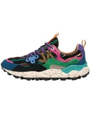 Flower Mountain Trainers - Blue