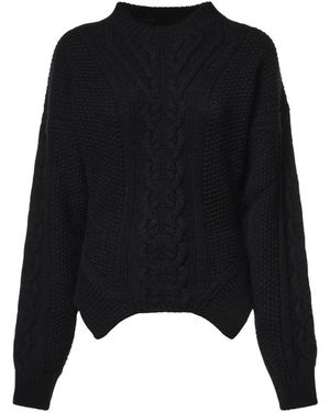 Dondup Round-Neck Strickwaren - Schwarz