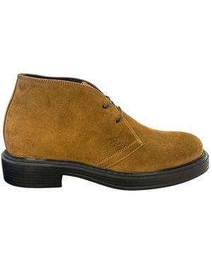 Fabi Lace-Up Boots - Marron
