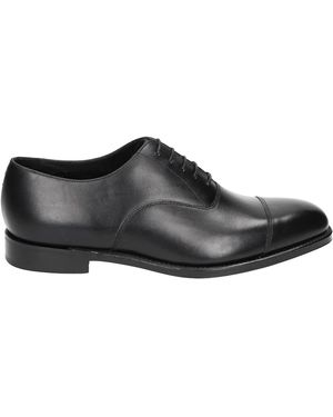 Loake Schoenen ,Zwart ,Leer Klassieke Zwarte Business Flats