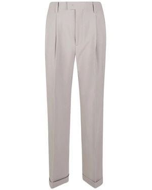 Berwich Straight Trousers - Gris
