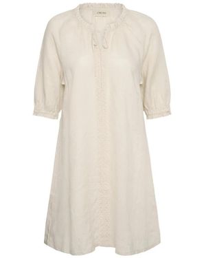 Cream Kleedjes ,Overhemdjurken - Naturel