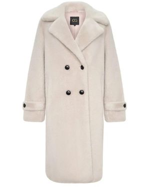 CESARE GASPARI Double-Breasted Coats - Blanco