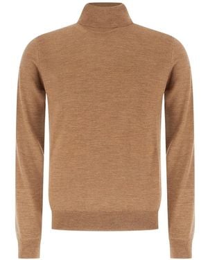 Alpha Studio Au7022G 1008 Rollkragenpullover - Braun