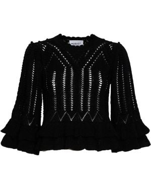 Isabel Marant Round-Neck Knitwear - Black