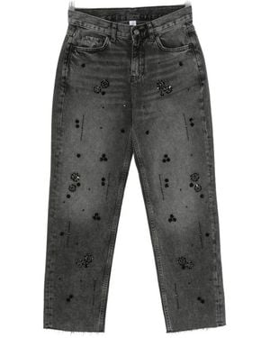 Liu Jo Zwarte Jeans Voor Vrouwen Aw25 - Grijs