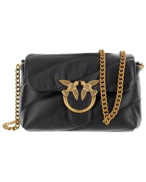 Pinko Love Baby Puff Schultertasche - Schwarz