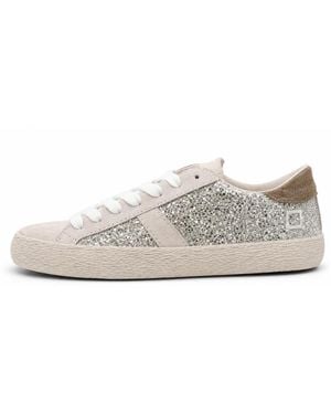 Date Schoenen ,Grijs ,Leer Hill Low - Wit