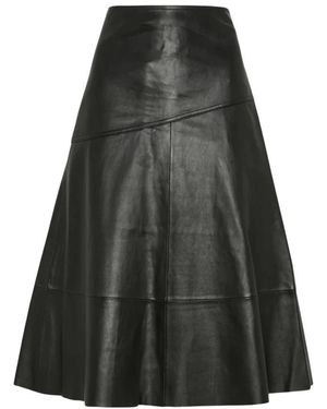 Yves Salomon Leather Skirts - Negro