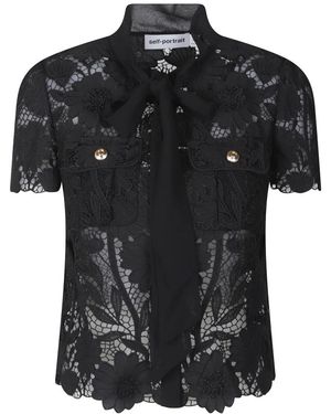 Self-Portrait Blouses - Negro