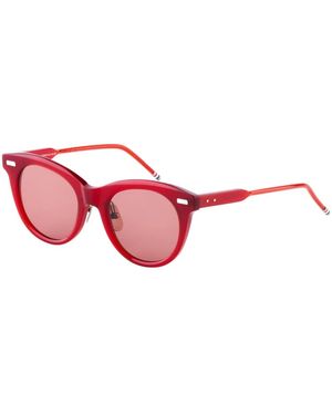 Thom Browne Acetate Cat-Eye Zonnebril - Rood