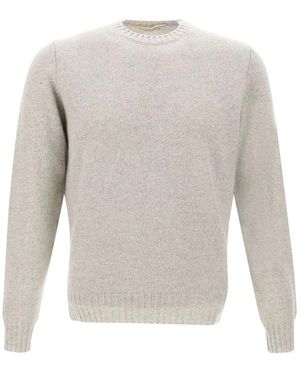 FILIPPO DE LAURENTIIS Round-Neck Knitwear - Grey