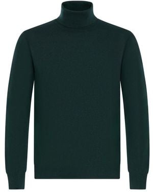 Franzese Collection Turtlenecks - Green