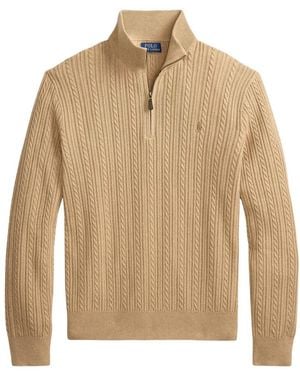 Ralph Lauren Pullover Met Col - Naturel