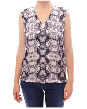 Arzu Kaprol Tops ,Veelkleurig ,Zijden Blouse - Blauw