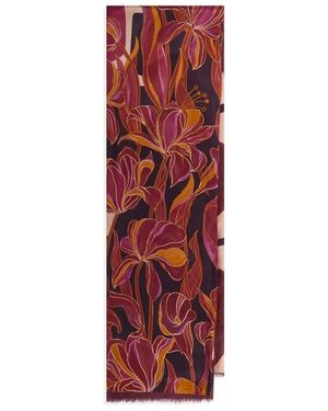 Maliparmi Silky Scarves - Red