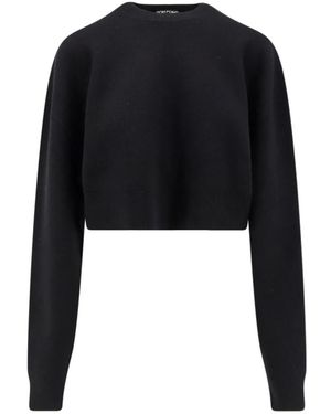 Tom Ford Round-Neck Knitwear - Nero