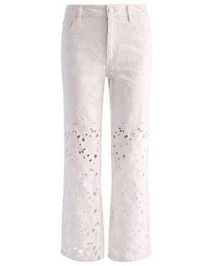 Alice + Olivia Cropped Jeans - Rosa