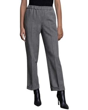 Kaos Cropped Trousers - Grigio