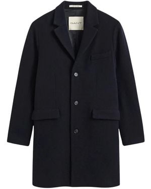 GANT Single-Breasted Coats - Azul