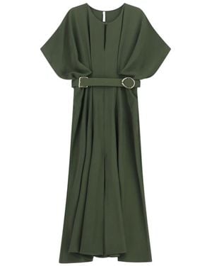 Imperial Midi Dresses - Green