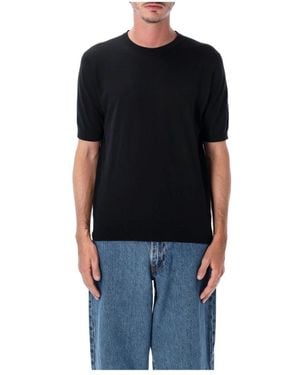 John Smedley Kempton S/S Tee - Schwarz
