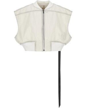 Rick Owens Gilet Met Ritssluiting - Wit