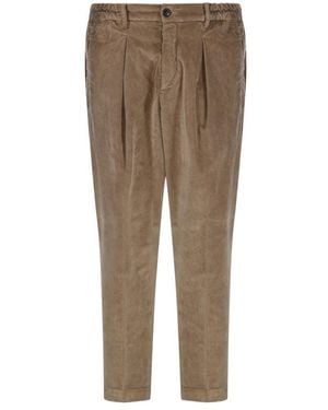 Entre Amis Slim-Fit Trousers - Brown