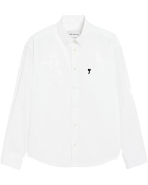 Ami Paris Casual Shirts - White