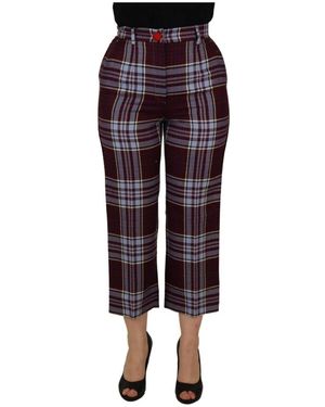 Dolce & Gabbana Cropped Pants - Red