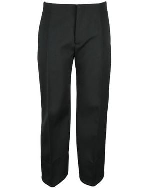 Bottega Veneta Straight Trousers - Black
