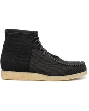 By Walid Lace-Up Boots - Black