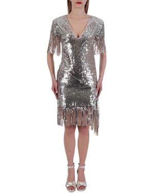 Relish V-Neck Kleid Chirripo - Grau