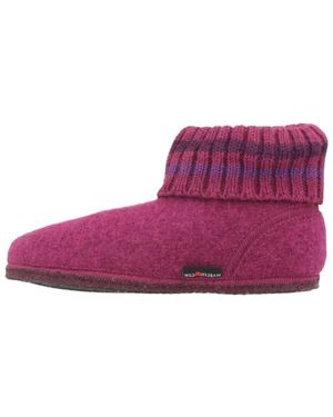 Haflinger Pantoffels - Paars