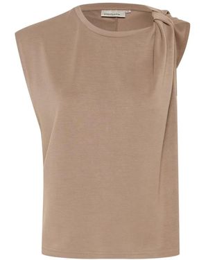 Karen By Simonsen Sleeveless Tops - Marrone