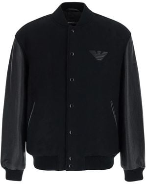 Emporio Armani Bomber Jackets - Azul