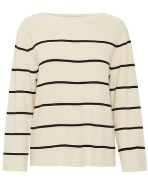 Ichi Round-Neck Knitwear - Neutro