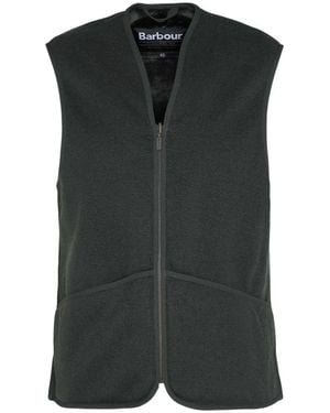 Barbour Jassen ,Grijs ,Warm Pile Zip-In Liner - Zwart