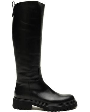 Guglielmo Rotta Schwarze stiefel warth stil